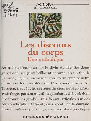 cover image of Les discours du corps